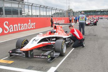 World © Octane Photographic Ltd. Saturday 5th July 2014. GP3 Race 1 Session, British GP, Silverstone - UK. Patrick Kujala - Marussia Manor Racing. Digital Ref : 1021JM1D1539