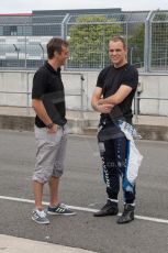 World © Octane Photographic Ltd. Friday Thursday 3rd July 2014. GP2 Paddock – Silverstone - UK. Marco Sorensen - MP Motorsport. Digital Ref : 1008JM1D0943