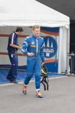 World © Octane Photographic Ltd. Thursday 3rd July 2014. GP3 paddock, Silverstone - UK. Mitchell Gilbert- Trident. Digital Ref : 1008JM1D0951