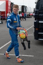 World © Octane Photographic Ltd. Thursday 3rd July 2014. GP3 paddock, Silverstone - UK. Mitchell Gilbert- Trident. Digital Ref : 1008JM1D0953