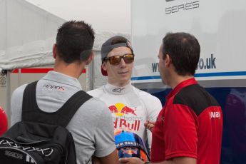 World © Octane Photographic Ltd. Thursday 3rd July 2014. GP3 paddock, Silverstone - UK. Alex Lynn - Carlin. Digital Ref : 1008JM1D1047