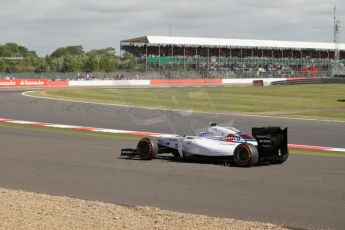 World © Octane Photographic Ltd. Friday 4th July 2014. British GP - Silverstone, UK. - Formula 1 Practice 1. Williams Martini Racing FW36 – Susie Wolff – Reserve Driver. Digital Ref: 1011LB1D2106