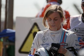 World © Octane Photographic Ltd. Friday 4th July 2014. British GP - Silverstone, UK. - Formula 1 Practice 1. Williams Martini Racing FW36 – Susie Wolff – Reserve Driver. Digital Ref: 1011LB1D2117