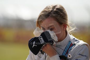 World © Octane Photographic Ltd. Friday 4th July 2014. British GP - Silverstone, UK. - Formula 1 Practice 1. Williams Martini Racing FW36 – Susie Wolff – Reserve Driver. Digital Ref: 1011LB1D2123