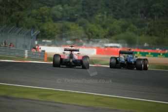 World © Octane Photographic Ltd. Friday 4th July 2014. British GP - Silverstone, UK. - Formula 1 Practice 1. Scuderia Ferrari F14T – Kimi Raikkonen. Digital Ref: 1011LB1D6918