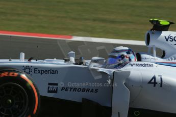 World © Octane Photographic Ltd. Friday 4th July 2014. British GP - Silverstone, UK. - Formula 1 Practice 1. Williams Martini Racing FW36 – Susie Wolff – Reserve Driver. Digital Ref: 1011LB1D7057