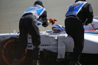World © Octane Photographic Ltd. Friday 4th July 2014. British GP - Silverstone, UK. - Formula 1 Practice 1. Williams Martini Racing FW36 – Susie Wolff – Reserve Driver. Digital Ref: 1011LB1D7092