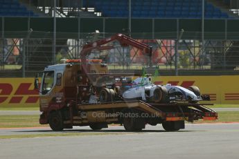 World © Octane Photographic Ltd. Friday 4th July 2014. British GP - Silverstone, UK. - Formula 1 Practice 1. Williams Martini Racing FW36 – Susie Wolff – Reserve Driver. Digital Ref: 1011LB1D7195