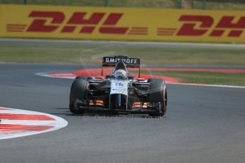 World © Octane Photographic Ltd. Friday 4th July 2014. British GP - Silverstone, UK. - Formula 1 Practice 1. Sahara Force India VJM07 – Daniel Juncadella. Digital Ref :