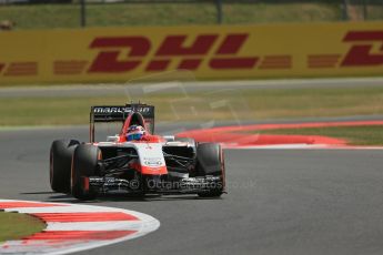 World © Octane Photographic Ltd. Friday 4th July 2014. British GP - Silverstone, UK. - Formula 1 Practice 1. Marussia F1 Team MR03 - Max Chilton. Digital Ref: 1011LB1D7530