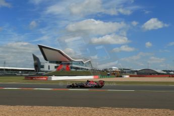 World © Octane Photographic Ltd. Friday 4th July 2014. British GP - Silverstone, UK. - Formula 1 Practice 1. Scuderia Toro Rosso STR 9 – Daniil Kvyat. Digital Ref: 1011LB1D7763