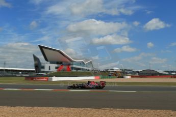 World © Octane Photographic Ltd. Friday 4th July 2014. British GP - Silverstone, UK. - Formula 1 Practice 1. Scuderia Toro Rosso STR 9 – Daniil Kvyat. Digital Ref: 1011LB1D7763