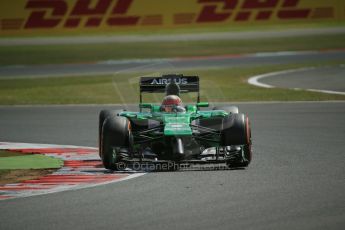 World © Octane Photographic Ltd. Friday 4th July 2014. British GP - Silverstone, UK. - Formula 1 Practice 1. Caterham F1 Team CT05 – Robin Frijns – Reserve Driver. Digital Ref: 1011LB1D7834