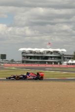 World © Octane Photographic Ltd. Friday 4th July 2014. British GP - Silverstone, UK. - Formula 1 Practice 2. Scuderia Toro Rosso STR 9 – Daniil Kvyat. Digital Ref: 1013LB1D2422