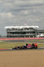 World © Octane Photographic Ltd. Friday 4th July 2014. British GP - Silverstone, UK. - Formula 1 Practice 2. Scuderia Toro Rosso STR 9 – Daniil Kvyat. Digital Ref: 1013LB1D2473