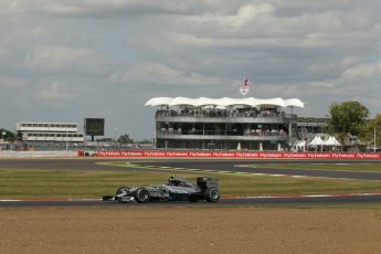 World © Octane Photographic Ltd. Friday 4th July 2014. British GP - Silverstone, UK. - Formula 1 Practice 2. Mercedes AMG Petronas F1 W05 Hybrid - Nico Rosberg. Digital Ref: 1013LB1D2591