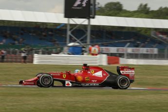 World © Octane Photographic Ltd. Friday 4th July 2014. British GP - Silverstone, UK. - Formula 1 Practice 2. Scuderia Ferrari F14T - Fernando Alonso. Digital Ref: 1013LB1D2726