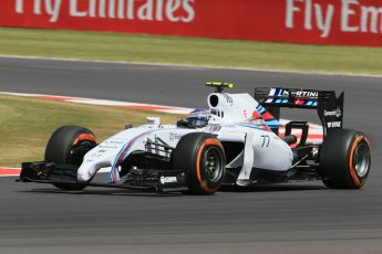 World © Octane Photographic Ltd. Friday 4th July 2014. British GP - Silverstone, UK. - Formula 1 Practice 2. Williams Martini Racing FW36 – Valtteri Bottas Digital Ref: 1013LB1D8015