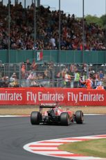 World © Octane Photographic Ltd. Friday 4th July 2014. British GP - Silverstone, UK. - Formula 1 Practice 2. Scuderia Ferrari F14T - Fernando Alonso. Digital Ref: 1013LB1D8206