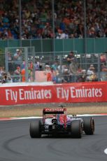 World © Octane Photographic Ltd. Friday 4th July 2014. British GP - Silverstone, UK. - Formula 1 Practice 2. Scuderia Toro Rosso STR 9 – Daniil Kvyat. Digital Ref: 1013LB1D8233