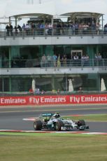 World © Octane Photographic Ltd. Friday 4th July 2014. British GP - Silverstone, UK. - Formula 1 Practice 2. Mercedes AMG Petronas F1 W05 Hybrid - Nico Rosberg. Digital Ref: 1013LB1D8278