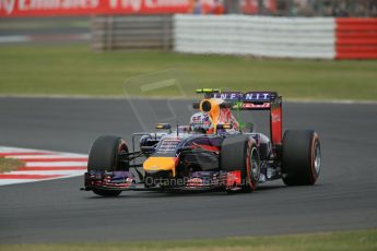 World © Octane Photographic Ltd. Friday 4th July 2014. British GP - Silverstone, UK. Silverstone, UK. - Formula 1 Practice 2. Infiniti Red Bull Racing RB10 – Daniel Ricciardo. Digital Ref: 1013LB1D8310
