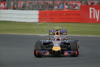 World © Octane Photographic Ltd. Friday 4th July 2014. British GP - Silverstone, UK. Silverstone, UK. - Formula 1 Practice 2. Infiniti Red Bull Racing RB10 – Daniel Ricciardo. Digital Ref: 1013LB1D8327
