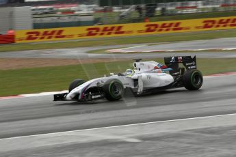 World © Octane Photographic Ltd. Saturday 5th July 2014. British GP, Silverstone, UK - Formula 1 Practice 3. Williams Martini Racing FW36 – Felipe Massa. Digital Ref: 1017LB1D2823