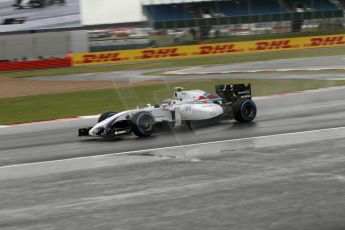 World © Octane Photographic Ltd. Saturday 5th July 2014. British GP, Silverstone, UK - Formula 1 Practice 3. Williams Martini Racing FW36 – Valtteri Bottas Digital Ref: 1017LB1D2865