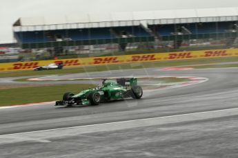 World © Octane Photographic Ltd. Saturday 5th July 2014. British GP, Silverstone, UK - Formula 1 Practice 3. Caterham F1 Team CT05 – Kamui Kobayashi. Digital Ref: 1017LB1D2931