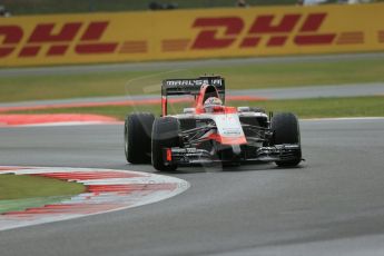 World © Octane Photographic Ltd. Saturday 5th July 2014. British GP, Silverstone, UK - Formula 1 Practice 3. Marussia F1 Team MR03 - Jules Bianchi. Digital Ref: 1017LB1D8935