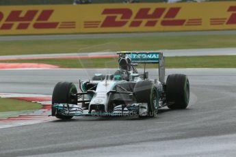 World © Octane Photographic Ltd. Saturday 5th July 2014. British GP, Silverstone, UK - Formula 1 Practice 3. Mercedes AMG Petronas F1 W05 Hybrid - Nico Rosberg. Digital Ref: