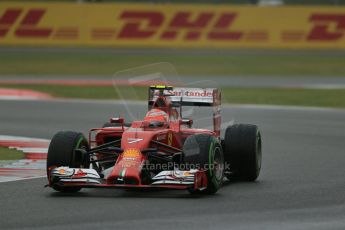 World © Octane Photographic Ltd. Saturday 5th July 2014. British GP, Silverstone, UK - Formula 1 Practice 3. Scuderia Ferrari F14T – Kimi Raikkonen. Digital Ref: 1017LB1D9128