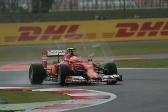 World © Octane Photographic Ltd. Saturday 5th July 2014. British GP, Silverstone, UK - Formula 1 Practice 3. Scuderia Ferrari F14T – Kimi Raikkonen. Digital Ref: 1017LB1D9142