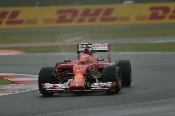 World © Octane Photographic Ltd. Saturday 5th July 2014. British GP, Silverstone, UK - Formula 1 Practice 3. Scuderia Ferrari F14T – Kimi Raikkonen. Digital Ref: 1017LB1D9148