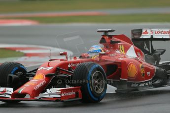 World © Octane Photographic Ltd. Saturday 5th July 2014. British GP, Silverstone, UK - Formula 1 Practice 3. Scuderia Ferrari F14T - Fernando Alonso. Digital Ref: 1017LB1D9248