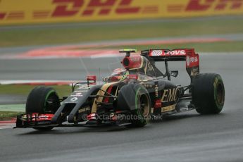 World © Octane Photographic Ltd. Saturday 5th July 2014. British GP, Silverstone, UK - Formula 1 Practice 3. Lotus F1 Team E22 – Pastor Maldonado. Digital Ref: 1017LB1D9286