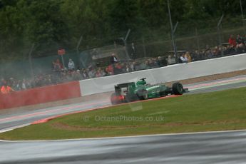 World © Octane Photographic Ltd. Saturday 5th July 2014. British GP, Silverstone, UK - Formula 1 Practice 3. Caterham F1 Team CT05 – Kamui Kobayashi. Digital Ref: 1017LB1D9465