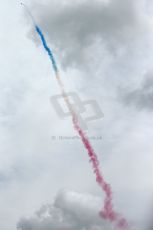 World © Octane Photographic Ltd. Saturday 5th July 2014. British GP, Silverstone, UK. - Formula 1 Paddock. Royal Air Force Red Arrows. Digital Ref: 1025LB1D0350
