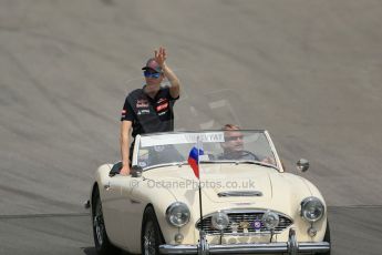 World © Octane Photographic Ltd. Sunday 8th June 2014. Canada - Circuit Gilles Villeneuve, Montreal. Formula 1 Driver Parade. Scuderia Toro Rosso STR 9 – Daniil Kvyat. Digital Ref: 0988LB1D7940