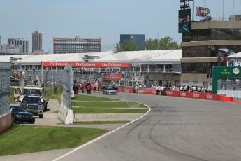 World © Octane Photographic Ltd. Sunday 8th June 2014. Canada - Circuit Gilles Villeneuve, Montreal. Formula 1 Driver Parade. Grid lining up . Digital Ref: 0988LB1D8039