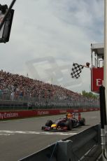 World © Octane Photographic Ltd. Sunday 8th June 2014. Canada - Circuit Gilles Villeneuve, Montreal. Formula 1 Race Finish. Infiniti Red Bull Racing RB10 – Daniel Ricciardo. Digital Ref: 0987LB1D0626