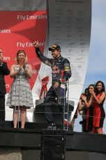 World © Octane Photographic Ltd. Sunday 8th June 2014. Canada - Circuit Gilles Villeneuve, Montreal. Formula 1 Podium. Infiniti Red Bull Racing RB10 – Daniel Ricciardo. Digital Ref: 0987LB1D8631
