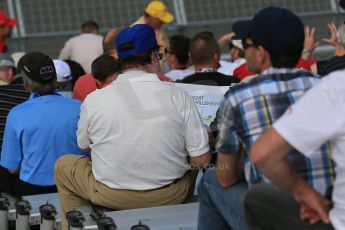 World © Octane Photographic Ltd. Friday 6th June 2014. Canada - Circuit Gilles Villeneuve, Montreal. Formula 1 Practice 1. Crowd waiting for the start of session. Digital Ref: 0978LB1D1480