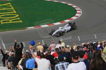 World © Octane Photographic Ltd. Friday 6th June 2014. Canada - Circuit Gilles Villeneuve, Montreal. Formula 1 Practice 1. Williams Martini Racing FW36 – Felipe Massa. Digital Ref: 0978LB1D1493