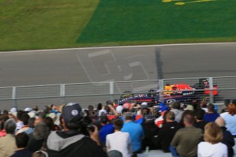 World © Octane Photographic Ltd. Friday 6th June 2014. Canada - Circuit Gilles Villeneuve, Montreal. Formula 1 Practice 1. Infiniti Red Bull Racing RB10 - Sebastian Vettel. Digital Ref: 0978LB1D1573