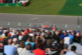 World © Octane Photographic Ltd. Friday 6th June 2014. Canada - Circuit Gilles Villeneuve, Montreal. Formula 1 Practice 1. Infiniti Red Bull Racing RB10 – Daniel Ricciardo. Digital Ref: 0978LB1D1631