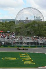 World © Octane Photographic Ltd. Friday 6th June 2014. Canada - Circuit Gilles Villeneuve, Montreal. Formula 1 Practice 1. Lotus F1 Team E22 – Pastor Maldonado. Digital Ref: 0978LB1D2107