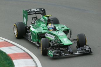 World © Octane Photographic Ltd. Friday 6th June 2014. Canada - Circuit Gilles Villeneuve, Montreal. Formula 1 Practice 1. Caterham F1 Team CT05 – Marcus Ericsson. Digital Ref: 0978LB1D2412