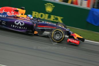 World © Octane Photographic Ltd. Friday 6th June 2014. Canada - Circuit Gilles Villeneuve, Montreal. Formula 1 Practice 1. Infiniti Red Bull Racing RB10 - Sebastian Vettel. Digital Ref: 0978LB1D2972